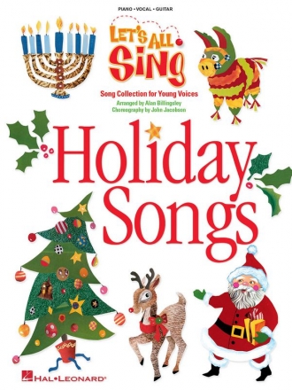 Let's All Sing Holiday Songs Piano, Vocal and Guitar Buch