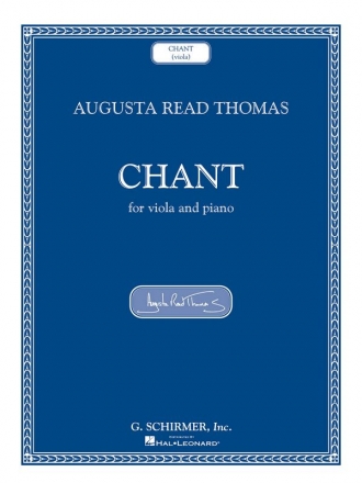 Augusta Read Thomas, Chant Viola und Klavier Buch