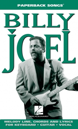 Paperback Songs Billy Joel Melodyline, Lyrics and Chords Buch