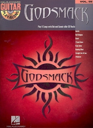 Godsmack (+CD): guitar playalong vol.59 songbook vocal/guitar/tab