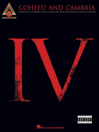 Coheed&Cambria-Good Apollo Burning Star, vol 1 Gitarre Buch