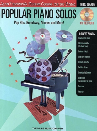 Popular Piano Solos Third Grade (+CD): Modern Course for the Piano