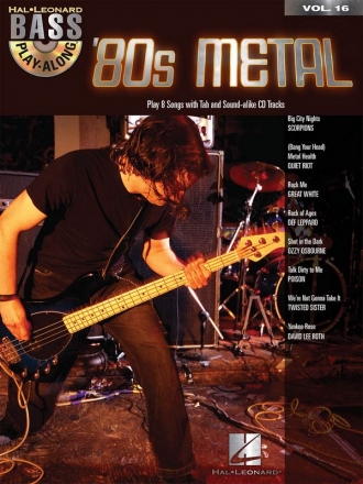 80s Metal Bass Guitar Buch + CD