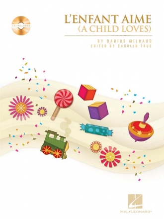 Darius Milhaud, L'Enfant Aime Klavier Buch + CD