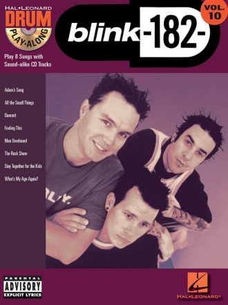 Blink-182 (+CD) for drum set Drum Play-Along vol.10