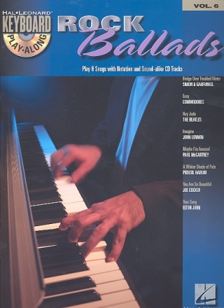Rock Ballads (+CD): Songbook keyboard (piano) / vocal / guitar