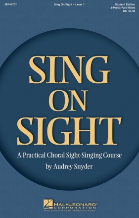 Sing on Sight 2- or 3-part Choir Chorpartitur