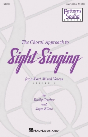 Emily Crocker_Joyce Eilers, The Choral Approach to Sight-Singing Vol.  Chor Chorpartitur