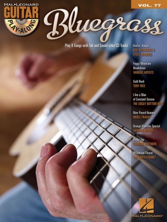 Bluegrass (+CD) for guitar/tab (with lyrics) Guitar Play-Along vol.77