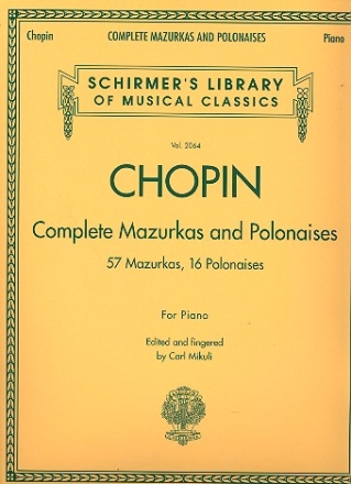 Complete Mazurkas and Polonaises for piano