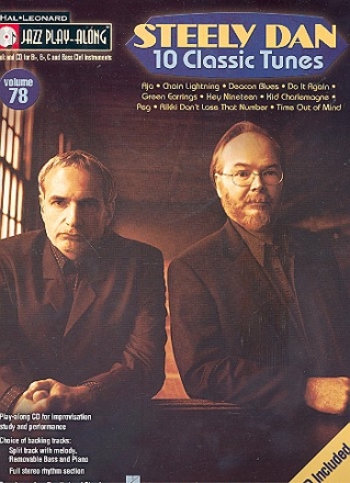 Steely Dan (+CD): for bb, es and c instruments 10 Classic Tunes Jazz Playalong vol.78