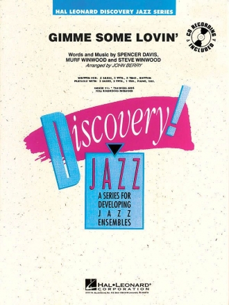 Winwood, Gimme Some Lovin' Big Band Partitur + Stimmen