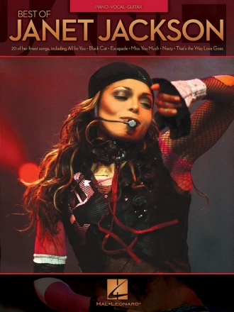 Best of Janet Jackson for  piano, vocal and guitar Songbook