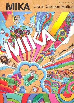 Mika: Life in Cartoon Motion Songbook piano/vocal/guitar