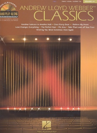 Andrew Lloyd Webber Classics (+CD): piano playalong vol.52 songbook for piano/vocal/guitar
