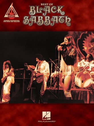 Best Of Black Sabbath for guitar Songbook Tablature, notes, chords, lyrics