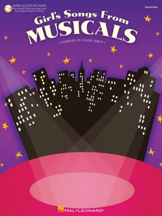 compiled Louise Lerch, Girl's Songs from Musicals Vocal Buch + Online-Audio