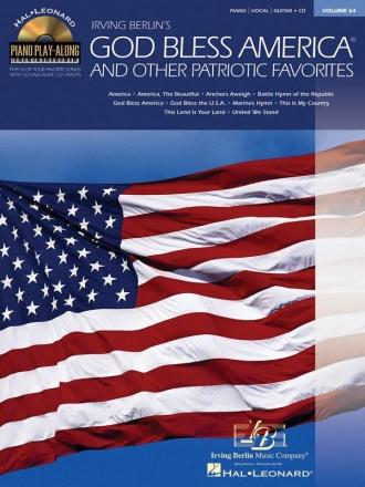 God Bless America and Other Patriotic Favorites Klavier Buch + CD