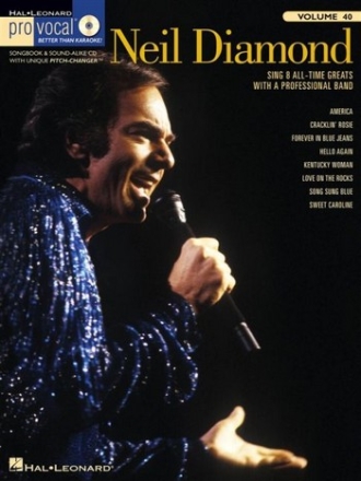 neil diamond (+cd): songbook vocal/guitar pro vocal series vol.40