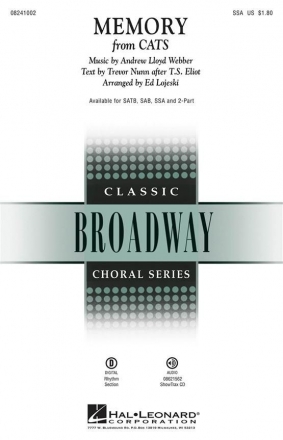 Andrew Lloyd Webber_T.S. Eliot_Trevor Nunn, Memory SSA + accompaniment Chorpartitur