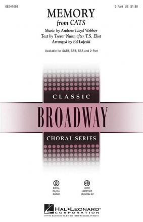 Andrew Lloyd Webber, Memory SA Chorpartitur