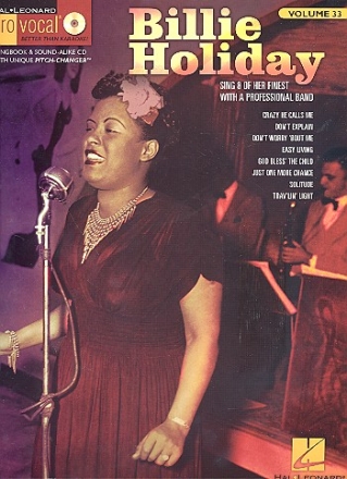 Billie Holiday (+CD): Songbook vocal/guitar
