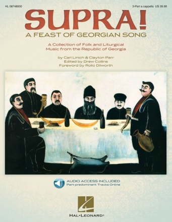 Carl Linich_Clayton Parr, Supra! A Feast of Georgian Song Chor Buch + CD