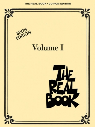 The Real Book - Volume I - Sixth Edition Flute, Oboe, Violin or C-Melody Instr. CD-ROM