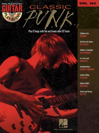 Classic Punk (+CD) for guitar/tab (+lyrics) Guitar Play-Along vol.102