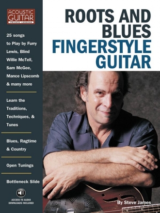 Roots & Blues Fingerstyle Guitar (+Online Audio) for guitar