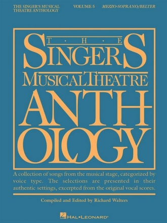 The Singer's Musical Theatre Anthology - Volume 5 Mezzo-Soprano Voice Buch