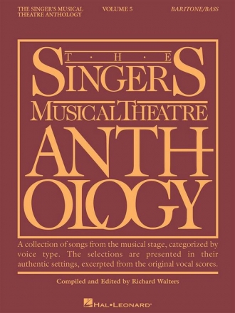 The Singer's Musical Theatre Anthology-Volume 5 Baritone Voice, Bass Voice, Piano Buch