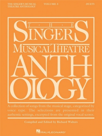 Singer's Musical Theatre Anthology: Duets Volume 3 for 2 voices and piano