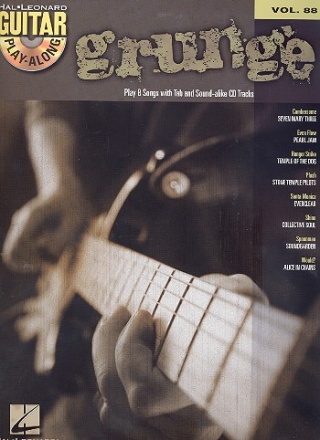 Grunge (+CD): guitar playalong vol.88 songbook vocal/guitar/tab