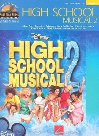 High School Musical vol.2 (+CD) songbook piano/vocal/guitar Piano playalong vol.63