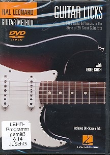 Guitar Licks - Lead Lines and Phrases DVD