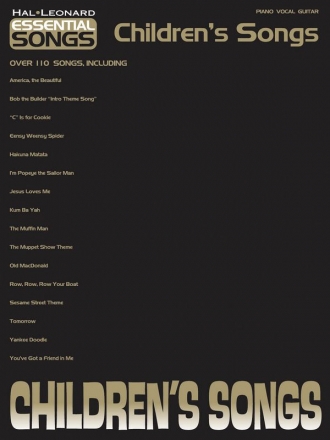 Children's Songs Piano, Vocal and Guitar Buch