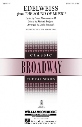 Oscar Hammerstein II_Richard Rodgers, Edelweiss SA and Piano Chorpartitur