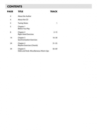 HL00865004 Daily Guitar Warm ups (+Online Audio Access) for guitar