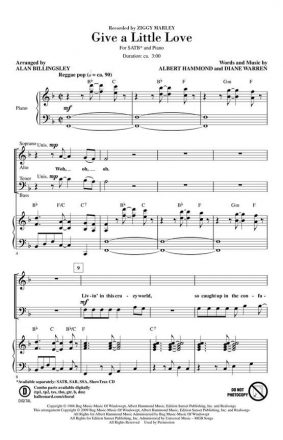 Give a Little Love Chor CD