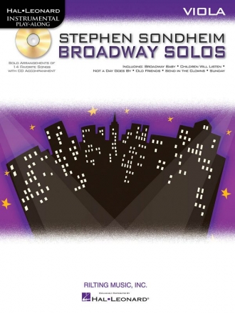 Stephen Sondheim, Stephen Sondheim Broadway Solos - Viola Viola Buch + CD