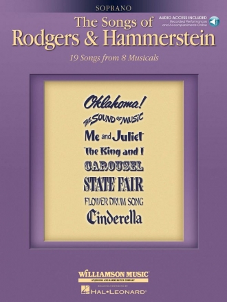 Oscar Hammerstein II_Richard Rodgers, The Songs Of Rodgers & Hammerste Soprano Voice Buch + Online-Audio