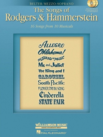 Oscar Hammerstein II_Richard Rodgers, The Songs Of Rodgers And Hammers Mezzo Soprano Voice and Piano Buch + CD