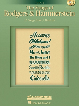 The Songs of Rodgers & Hammerstein (+Online Audio) for voice (baritone/bass) and piano