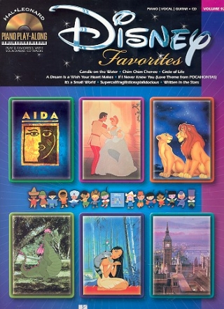 Disney Favorites (+CD): piano playalong vol.92 songbook piano/vocal/guitar