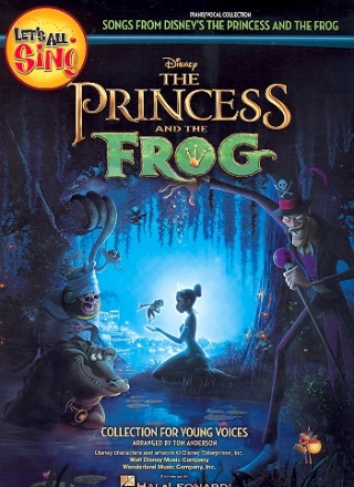 The Princess and the Frog (film) songbook piano/vocal 