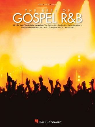 The Best of Gospel R&B for piano, vocal and guitar Songbook