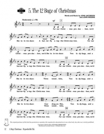 John Higgins_John Jacobson, A Bugz Christmas Chor CD