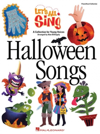 Let's All Sing Halloween Songs for vocal and piano
