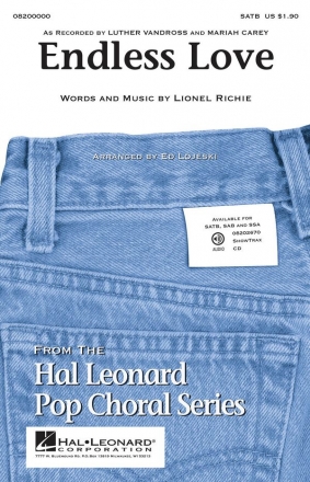 Lionel Richie, Endless Love SATB and Piano Chorpartitur